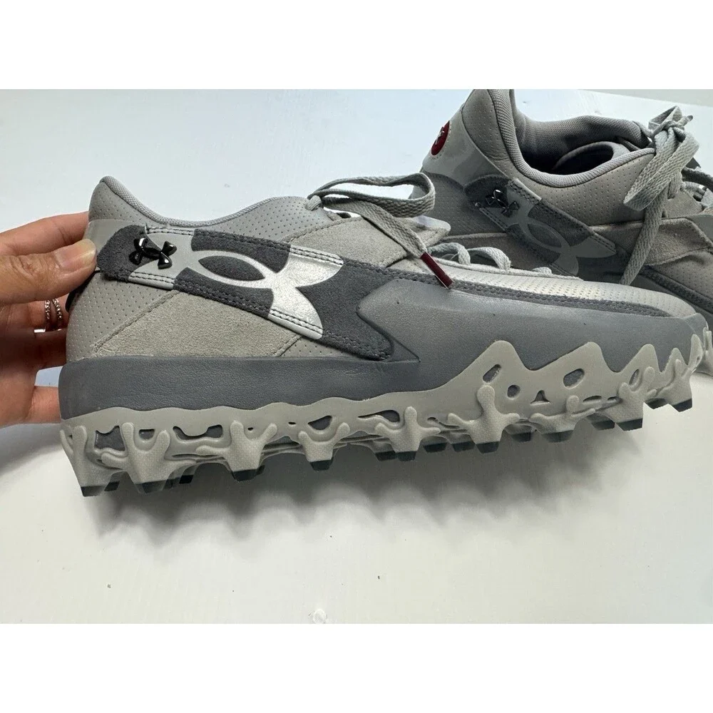 Under Armour Harper Gray Molded Baseball Cleats Men’s Size 12 New Without Box